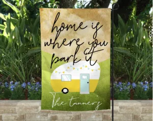 Personalized Camping Gifts | Camping Flags | Garden Flags | Camping Decor