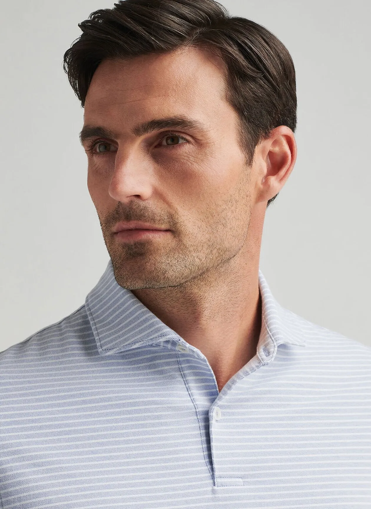Peter Millar Albatross Cotton Blend Piqué Polo