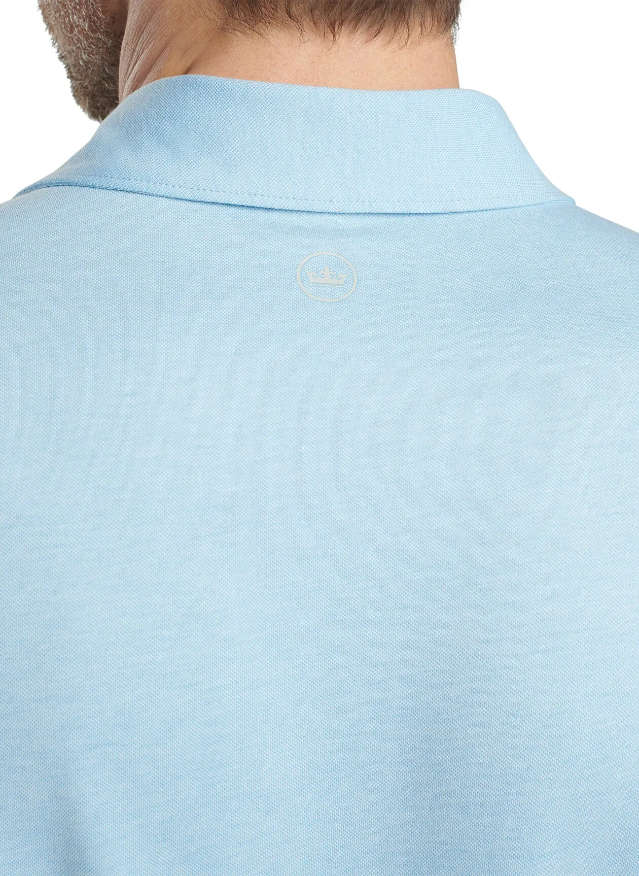 Peter Millar Albatross Cotton Pique Polo - Blue Frost