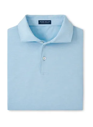 Peter Millar Albatross Cotton Pique Polo - Blue Frost