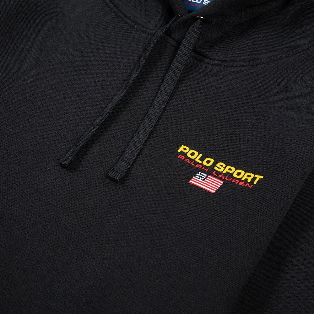Polo Sport Fleece Hoodie - Black