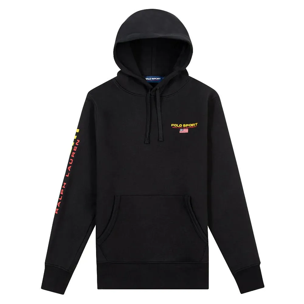 Polo Sport Fleece Hoodie - Black