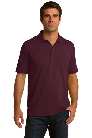 Port & Company Core Blend Jersey Knit Polo. KP55 Athletic Maroon