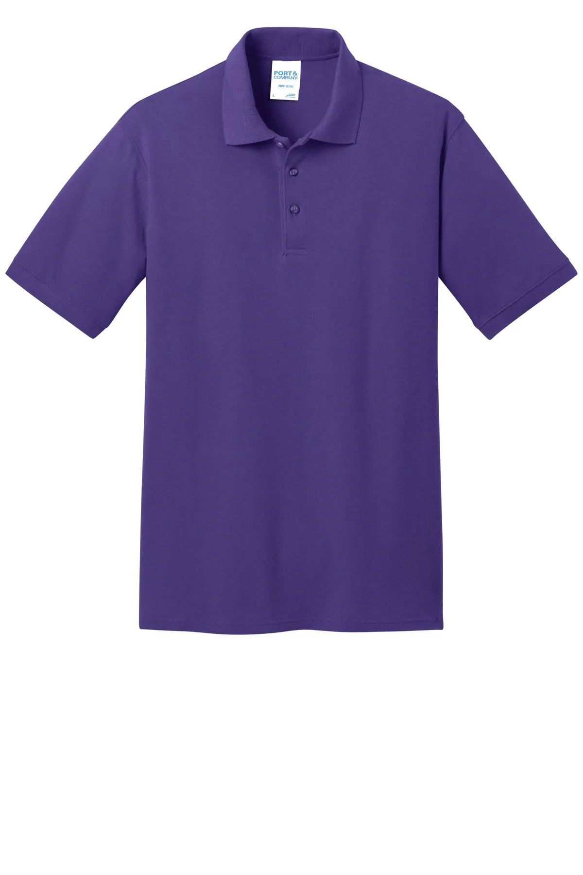 Port & Company Core Blend Pique Polo. KP155 Purple