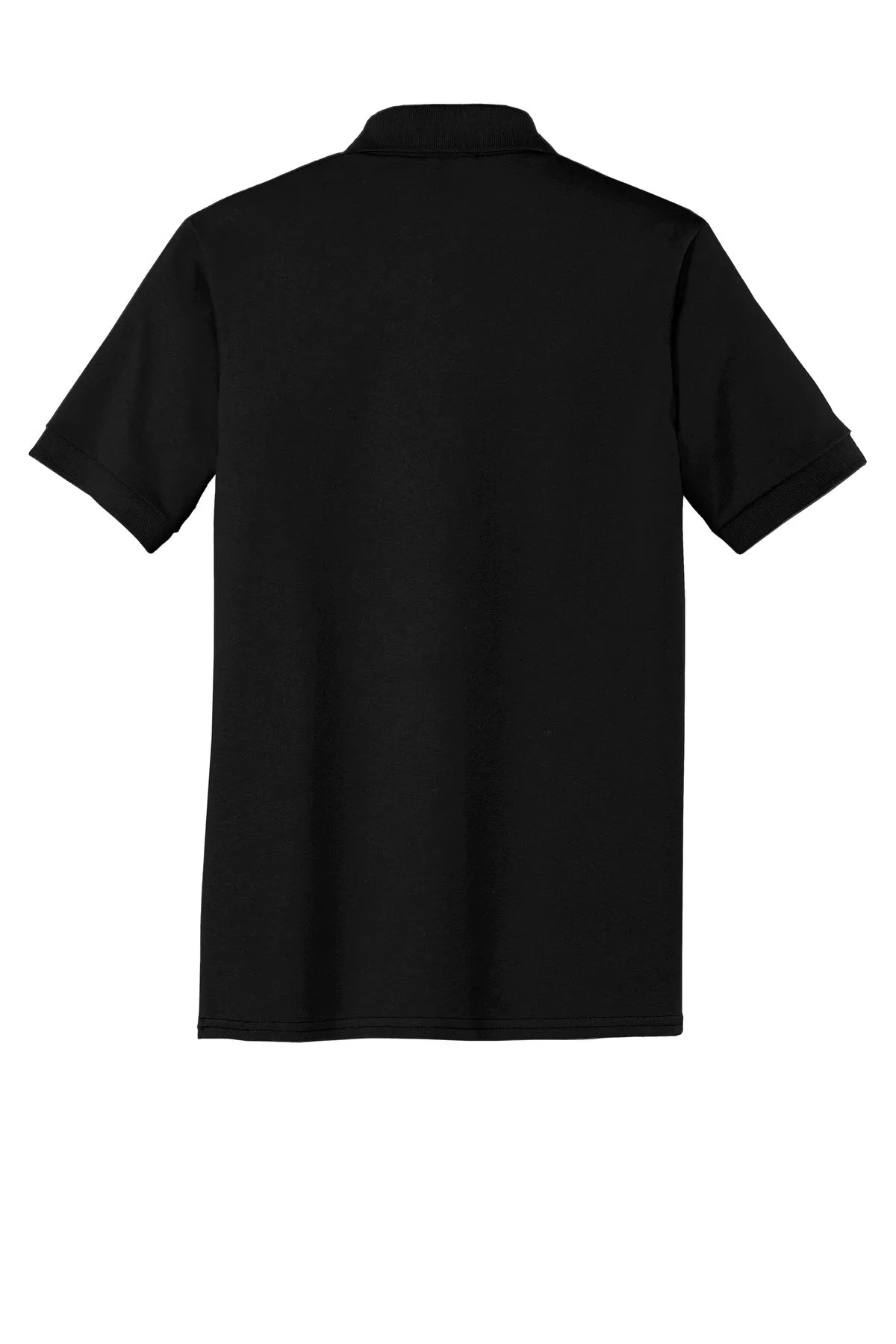 Port & Company Tall Core Blend Jersey Knit Polo. KP55T Jet Black Tall