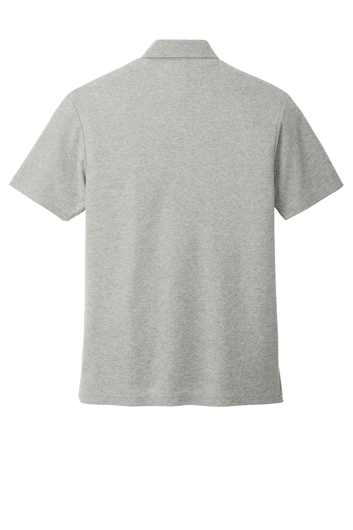 Port Authority C-FREE Cotton Blend Pique Pocket Polo K868 Deep Smoke Heather