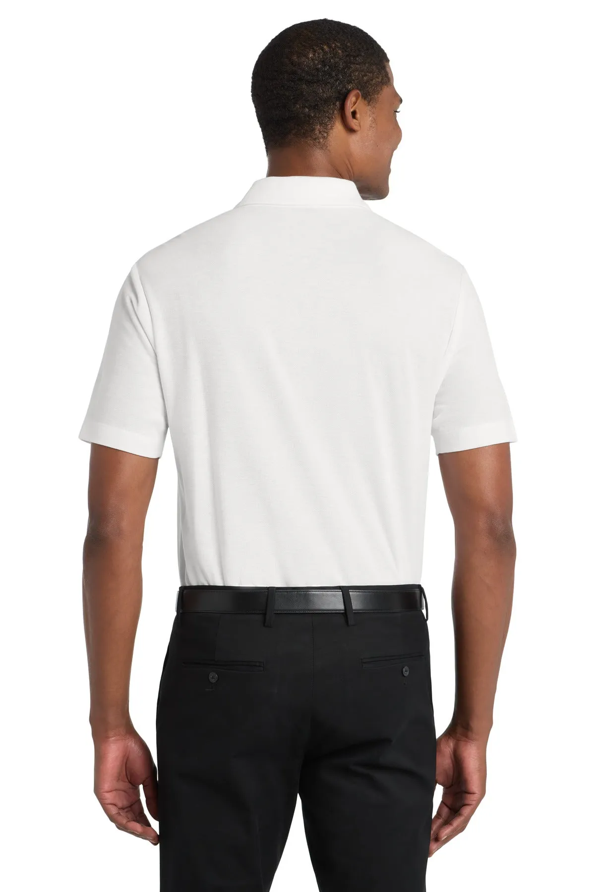 Port Authority  SuperPro React  Polo. K810 White