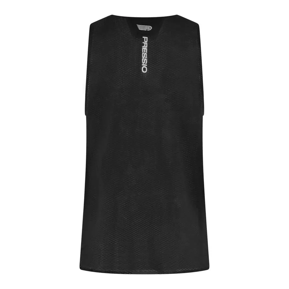 Pressio Men's Elite Singlet - BLK/SLV