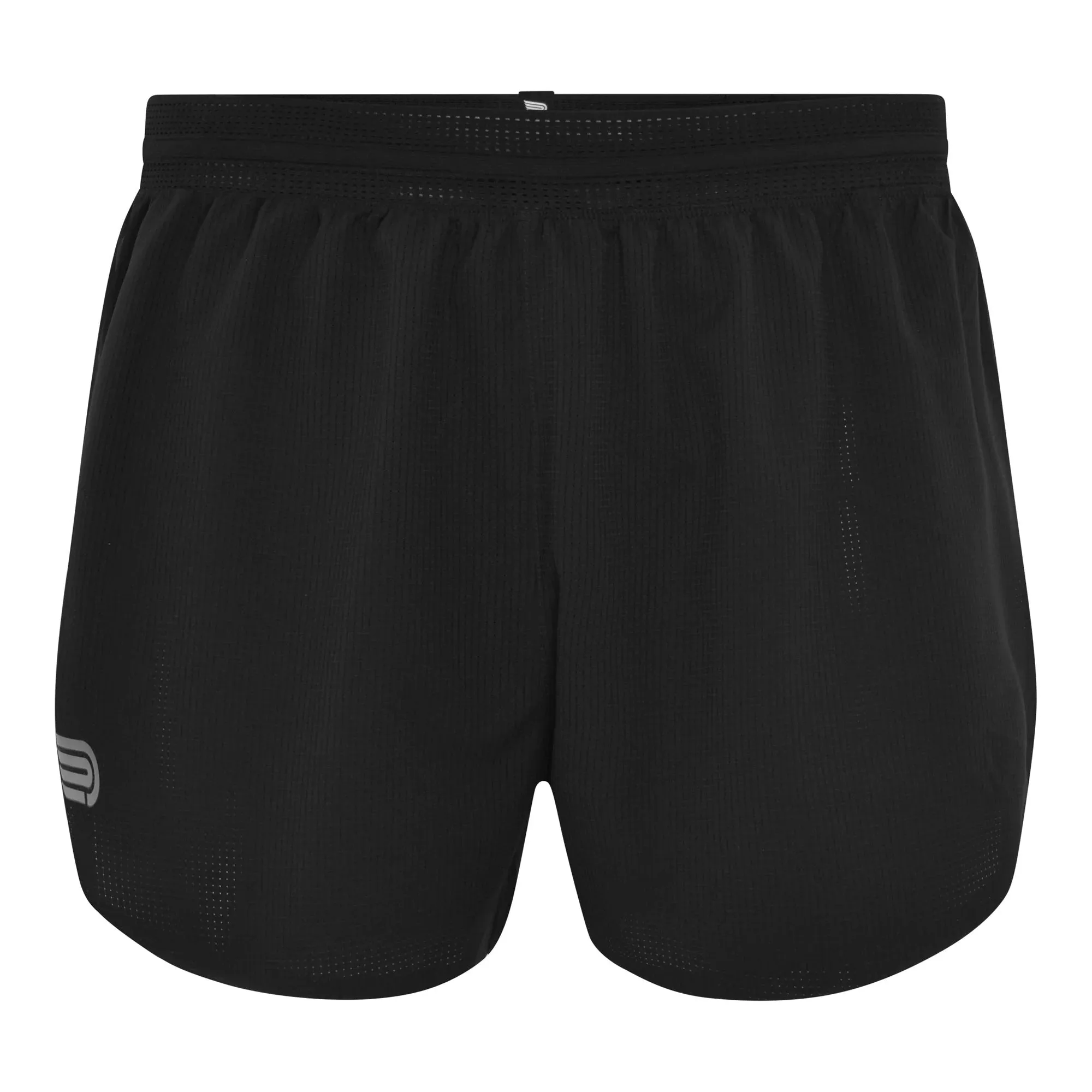 Pressio Men’s Run Elite 3’ Short - BLK/SLV