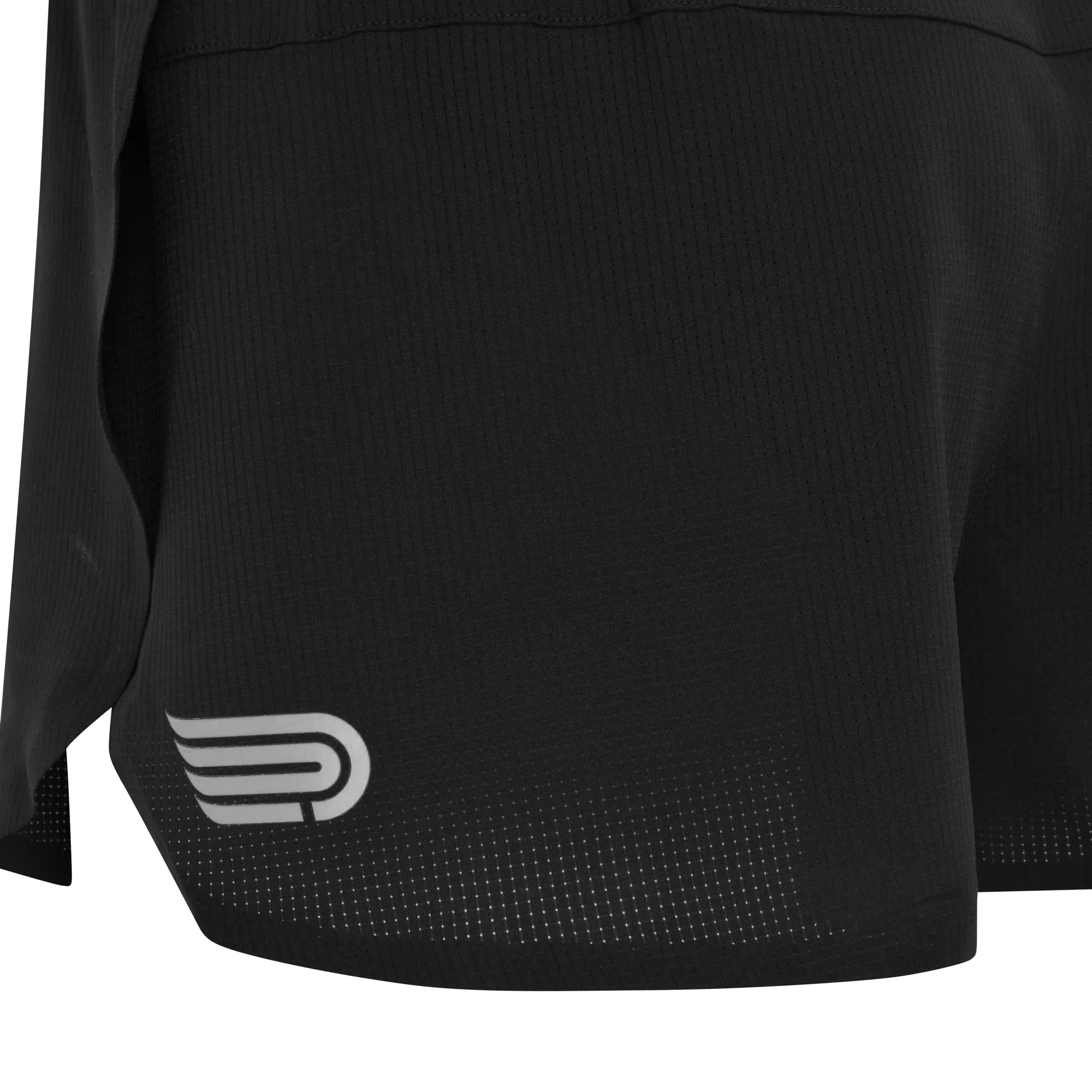 Pressio Men’s Run Elite 3’ Short - BLK/SLV