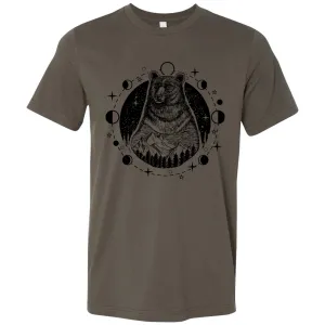 Psychic Moon Forest Grizzly Asst Colors Mens Lightweight Fitted T-Shirt/tee