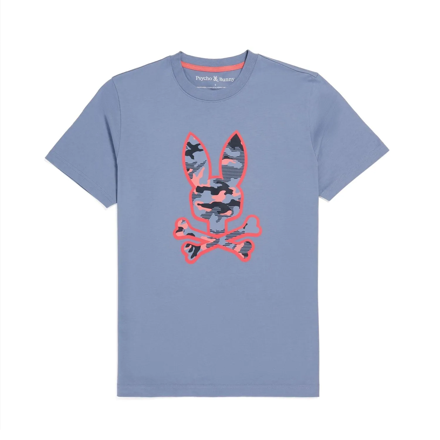 Psycho Bunny Rye Chambray Blue Tee