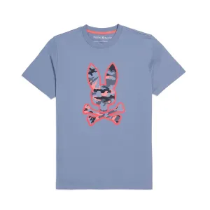 Psycho Bunny Rye Chambray Blue Tee