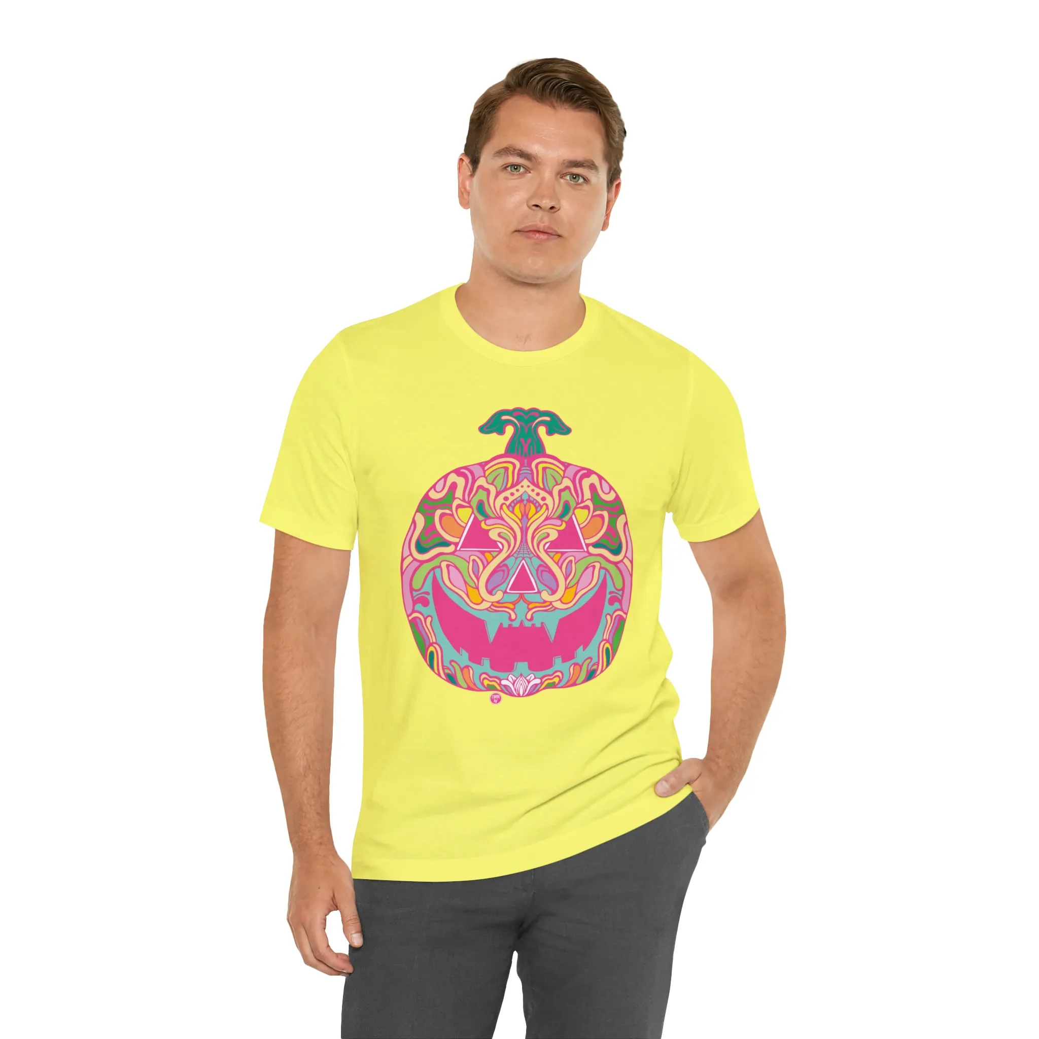 Pumpkinhead (CANDY) by Chaya Av Unisex Short Sleeve T-Shirt DTG (16 Colors Available)