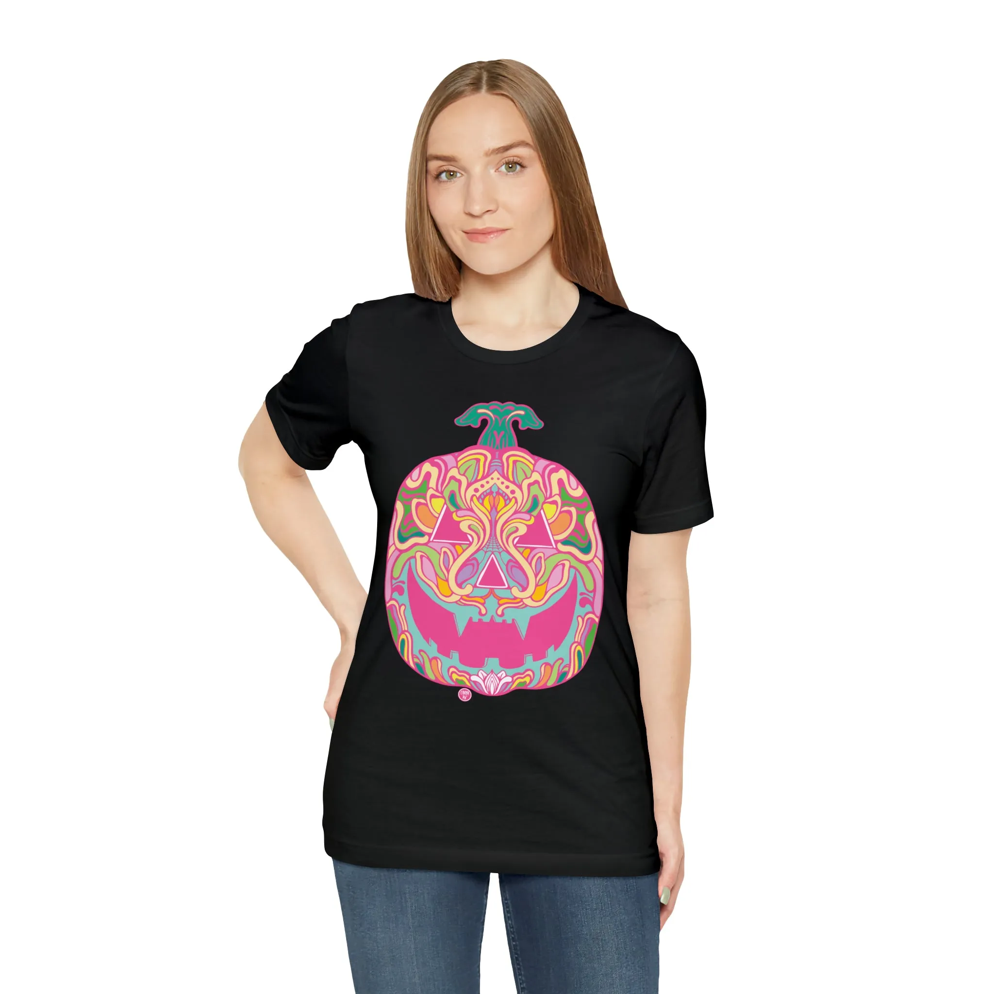 Pumpkinhead (CANDY) by Chaya Av Unisex Short Sleeve T-Shirt DTG (16 Colors Available)