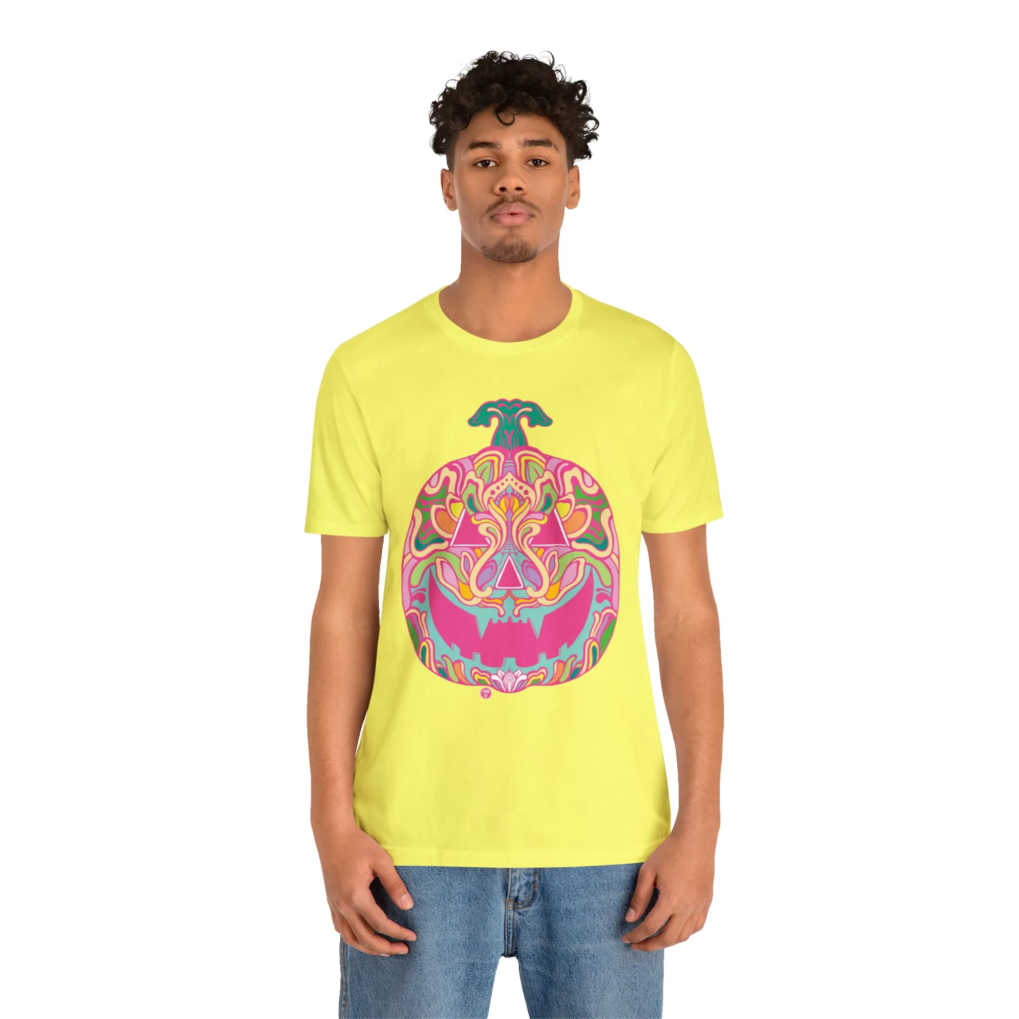 Pumpkinhead (CANDY) by Chaya Av Unisex Short Sleeve T-Shirt DTG (16 Colors Available)