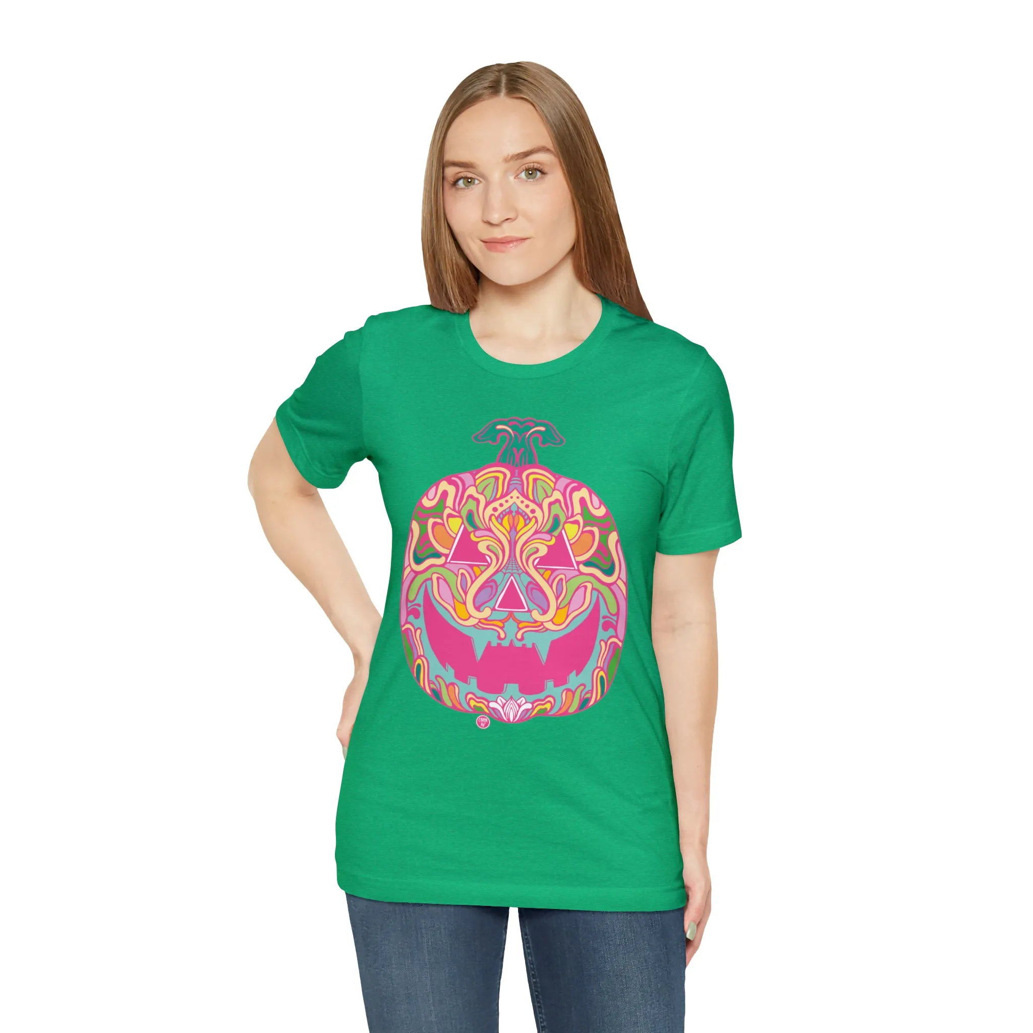 Pumpkinhead (CANDY) by Chaya Av Unisex Short Sleeve T-Shirt DTG (16 Colors Available)