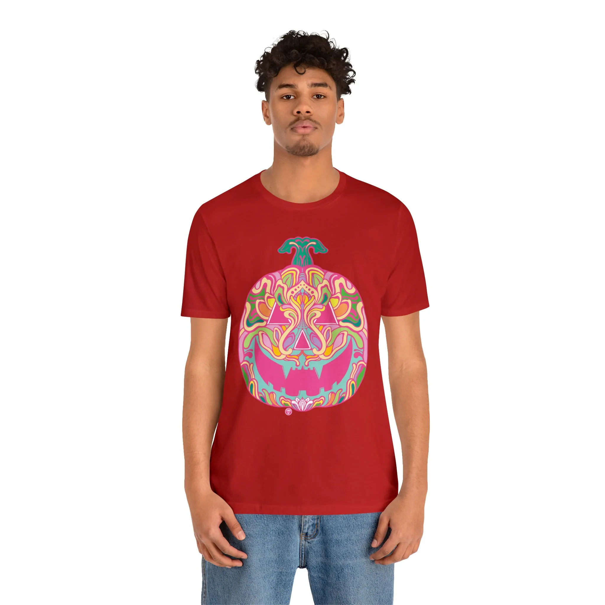 Pumpkinhead (CANDY) by Chaya Av Unisex Short Sleeve T-Shirt DTG (16 Colors Available)
