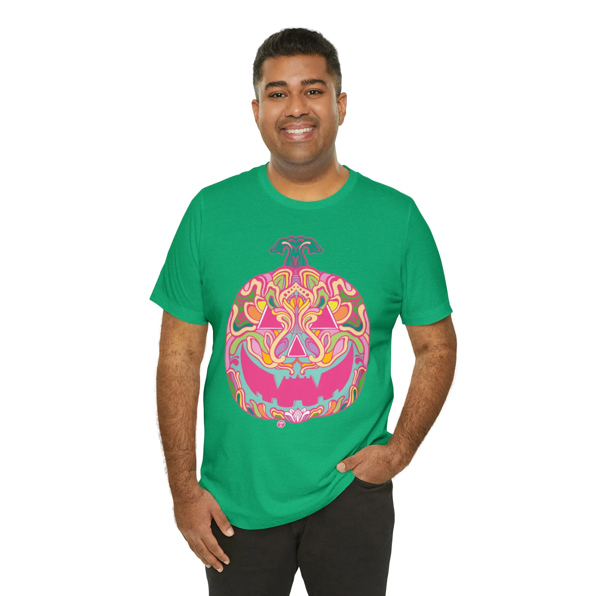 Pumpkinhead (CANDY) by Chaya Av Unisex Short Sleeve T-Shirt DTG (16 Colors Available)
