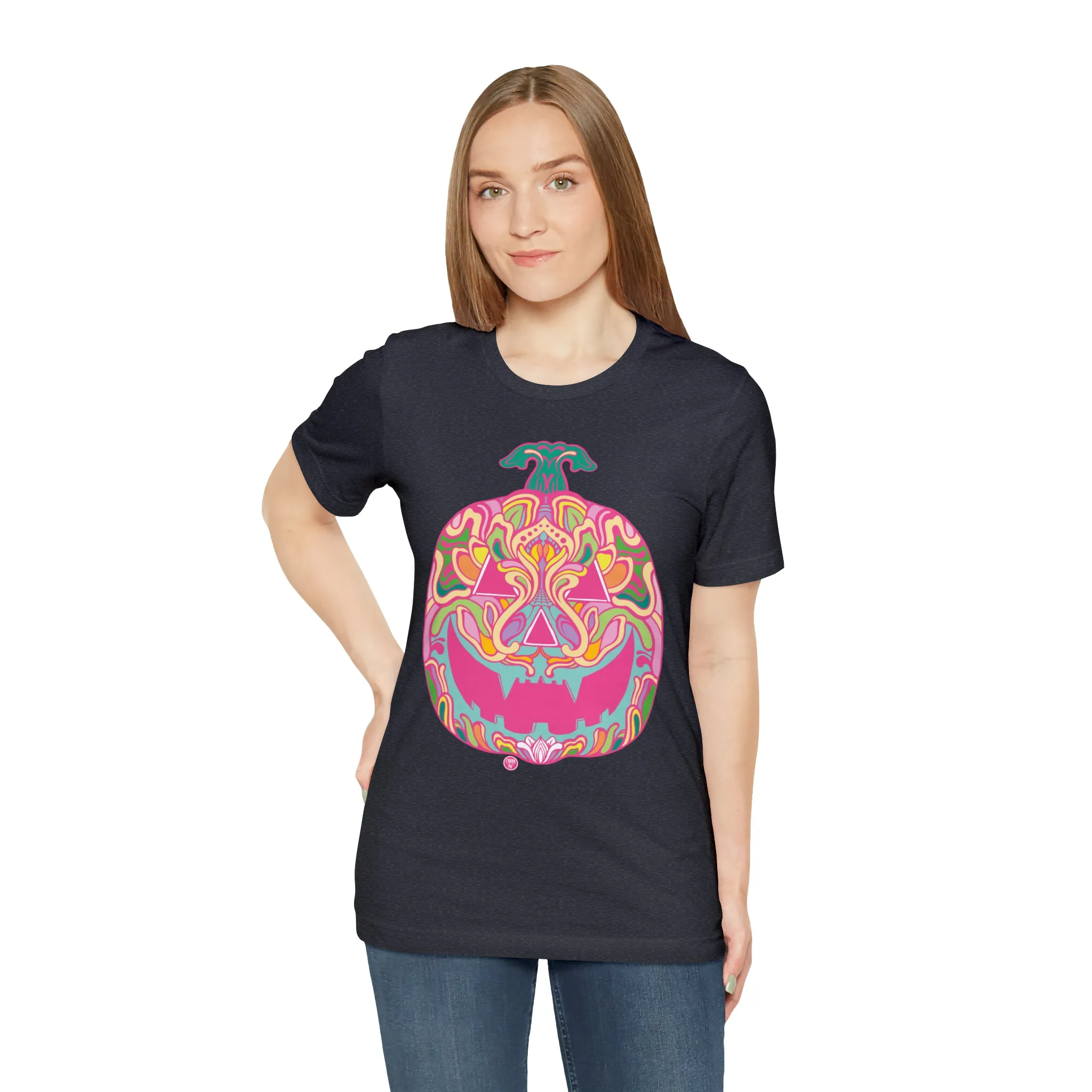 Pumpkinhead (CANDY) by Chaya Av Unisex Short Sleeve T-Shirt DTG (16 Colors Available)