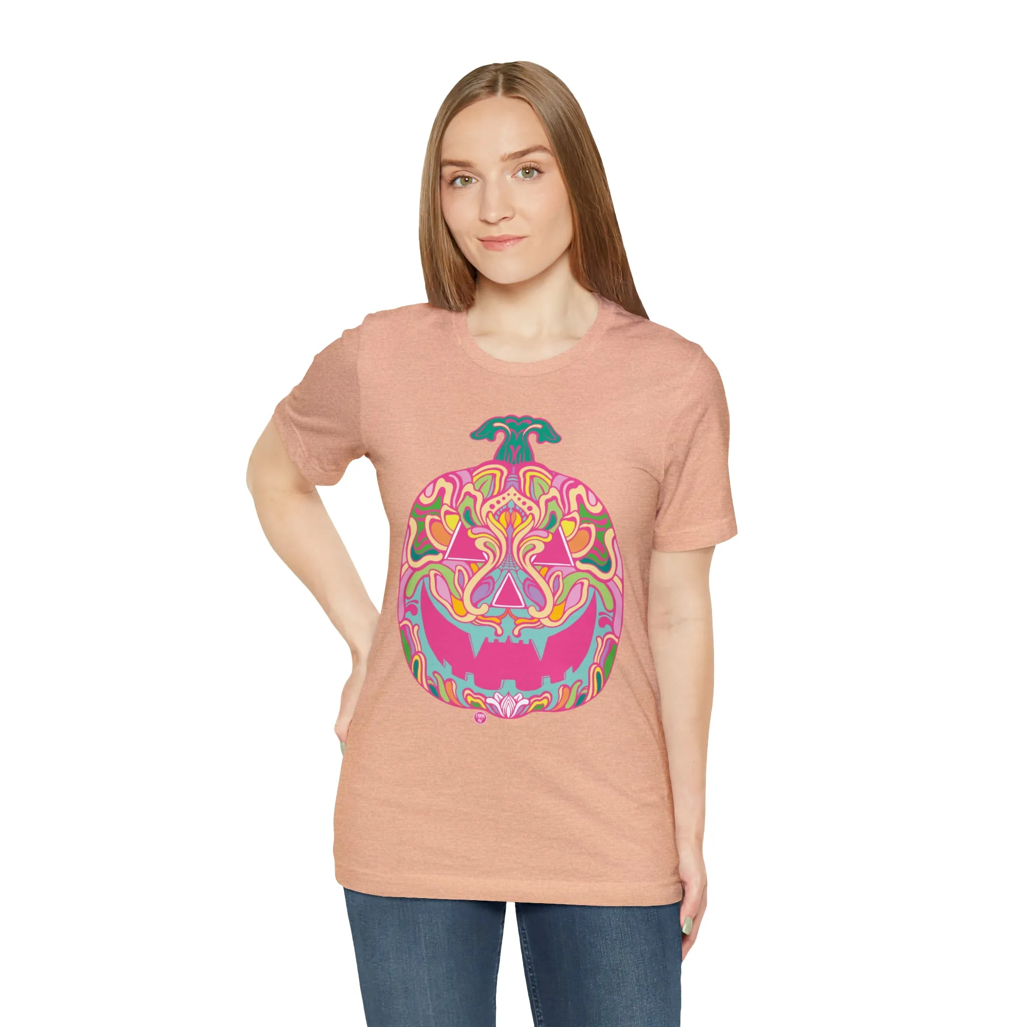 Pumpkinhead (CANDY) by Chaya Av Unisex Short Sleeve T-Shirt DTG (16 Colors Available)
