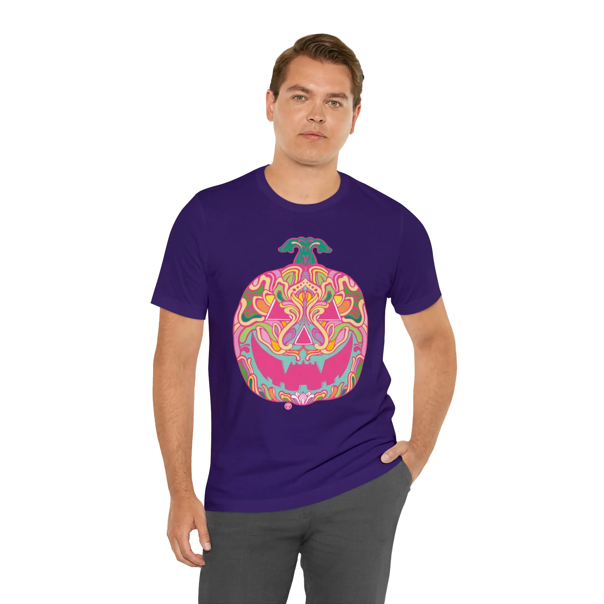 Pumpkinhead (CANDY) by Chaya Av Unisex Short Sleeve T-Shirt DTG (16 Colors Available)