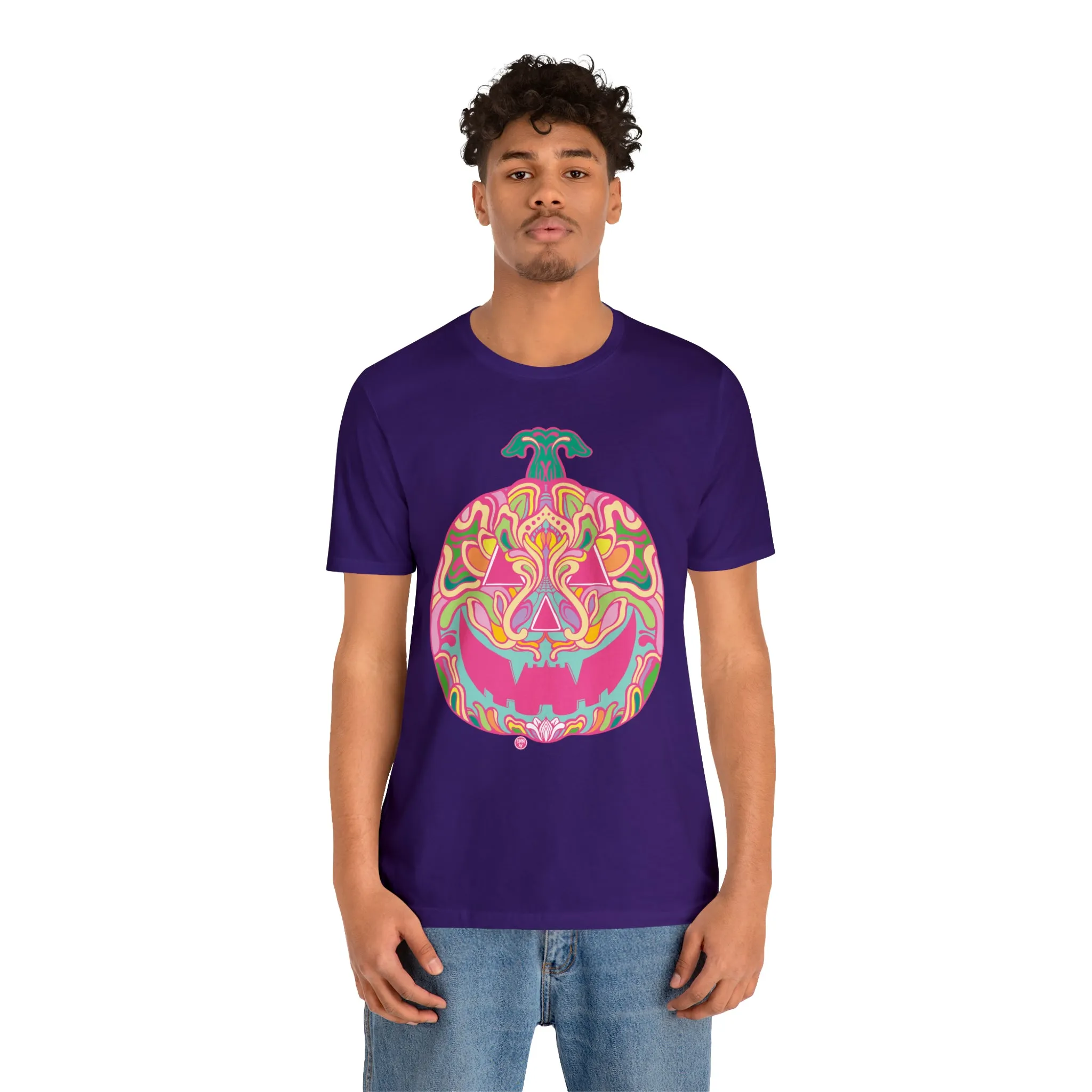 Pumpkinhead (CANDY) by Chaya Av Unisex Short Sleeve T-Shirt DTG (16 Colors Available)
