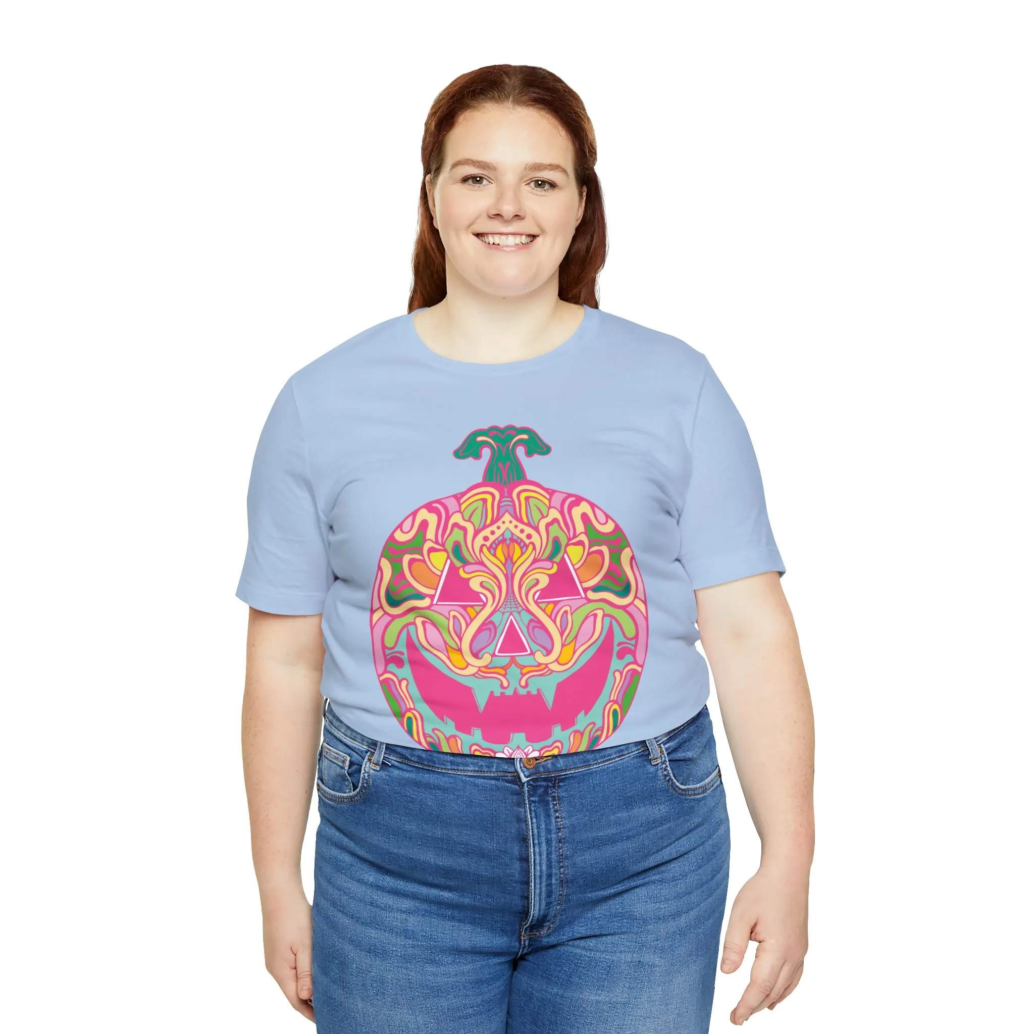 Pumpkinhead (CANDY) by Chaya Av Unisex Short Sleeve T-Shirt DTG (16 Colors Available)