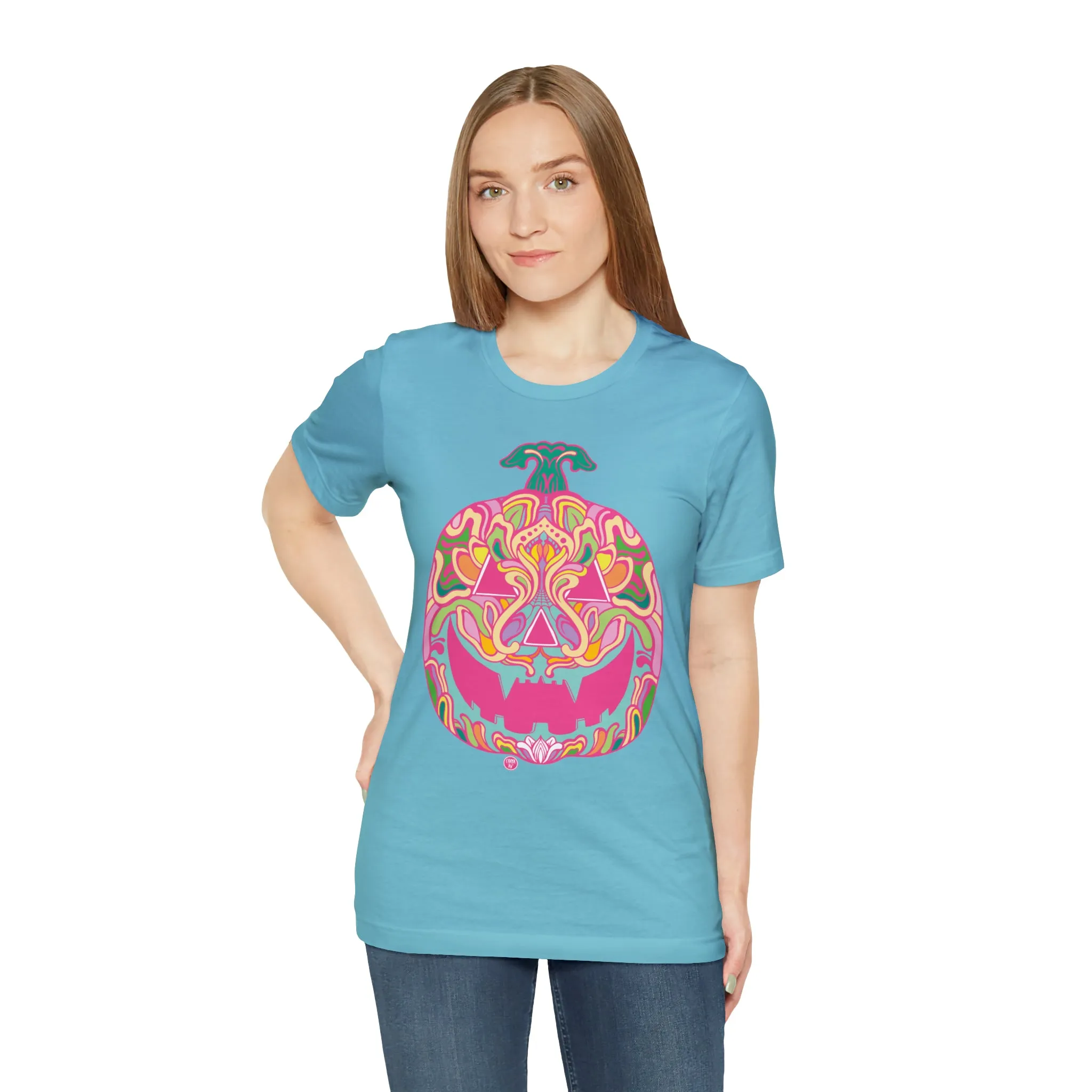 Pumpkinhead (CANDY) by Chaya Av Unisex Short Sleeve T-Shirt DTG (16 Colors Available)