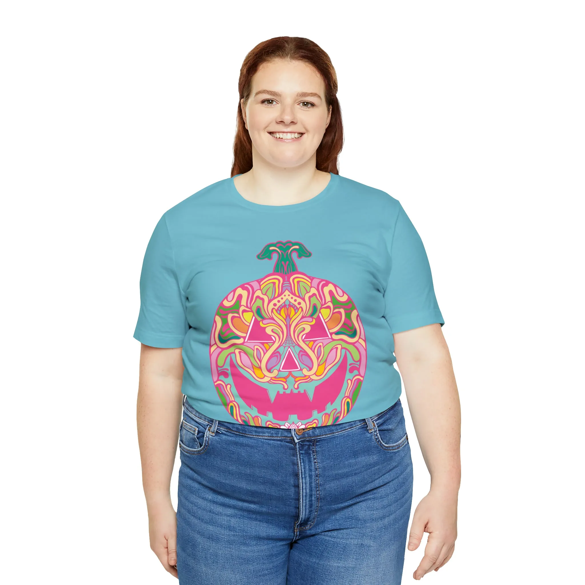 Pumpkinhead (CANDY) by Chaya Av Unisex Short Sleeve T-Shirt DTG (16 Colors Available)