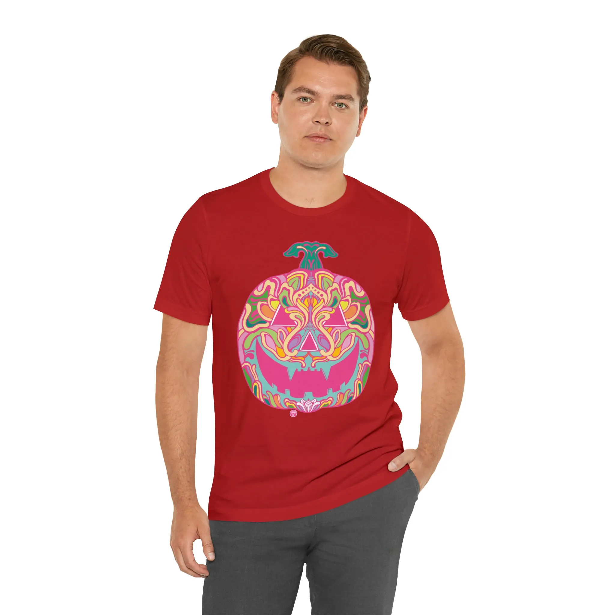 Pumpkinhead (CANDY) by Chaya Av Unisex Short Sleeve T-Shirt DTG (16 Colors Available)