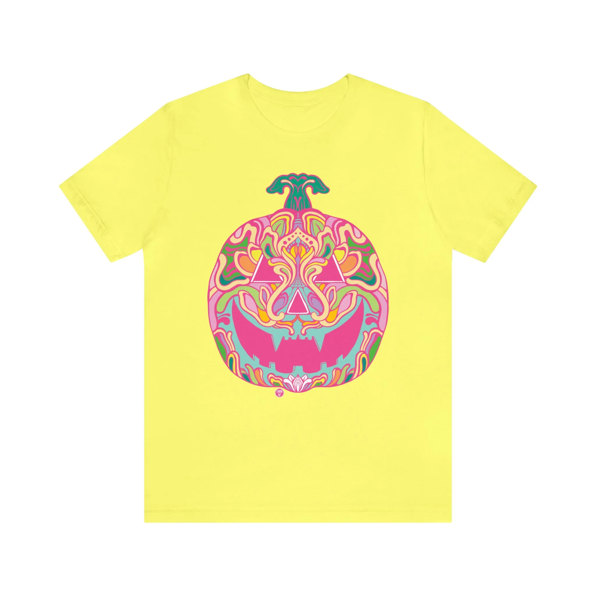 Pumpkinhead (CANDY) by Chaya Av Unisex Short Sleeve T-Shirt DTG (16 Colors Available)