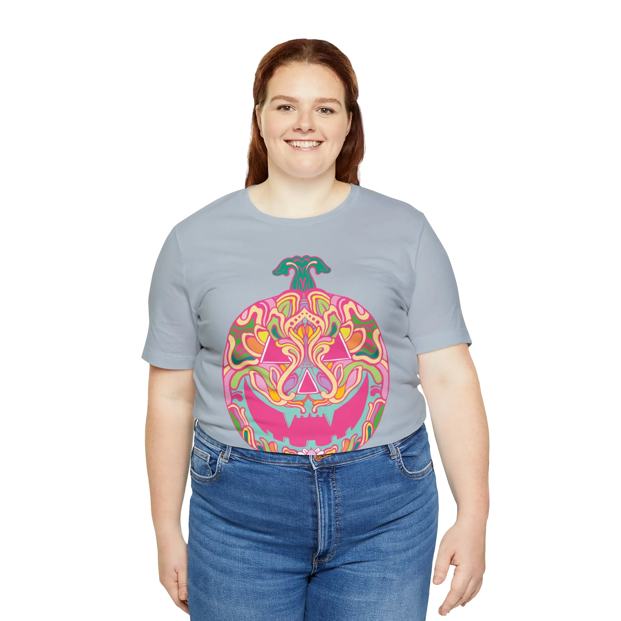 Pumpkinhead (CANDY) by Chaya Av Unisex Short Sleeve T-Shirt DTG (16 Colors Available)