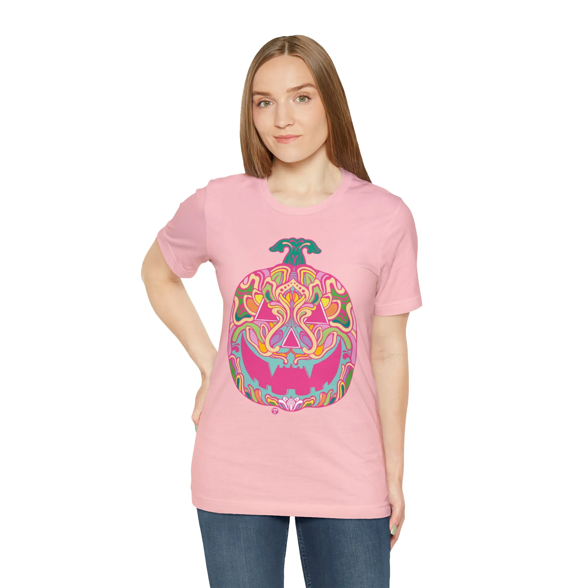 Pumpkinhead (CANDY) by Chaya Av Unisex Short Sleeve T-Shirt DTG (16 Colors Available)