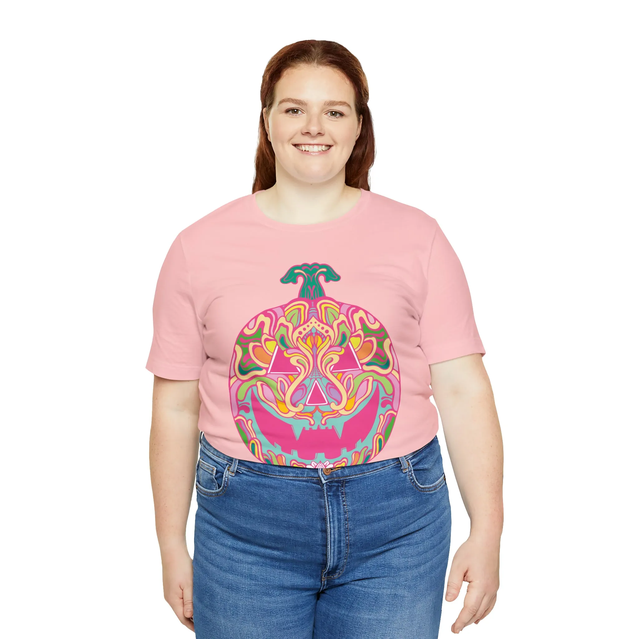 Pumpkinhead (CANDY) by Chaya Av Unisex Short Sleeve T-Shirt DTG (16 Colors Available)