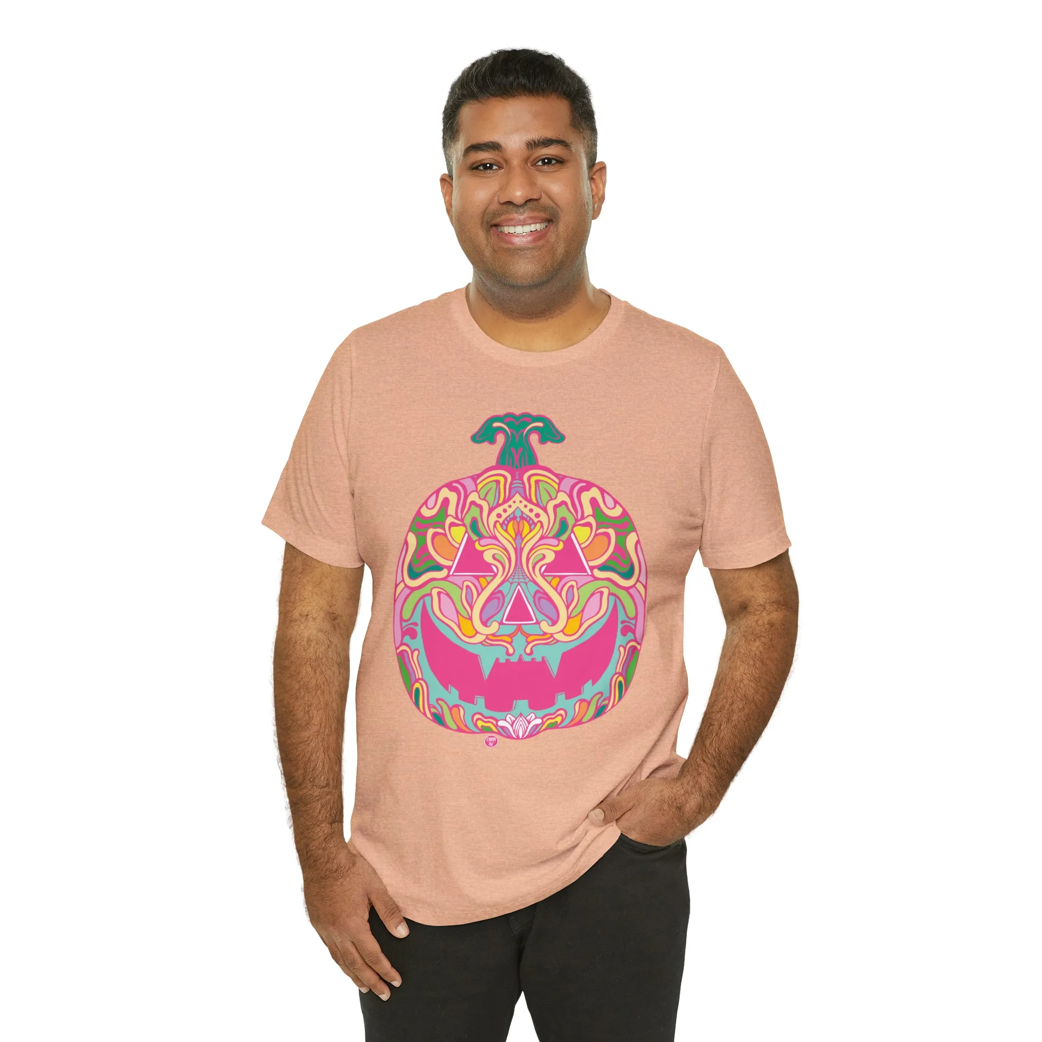 Pumpkinhead (CANDY) by Chaya Av Unisex Short Sleeve T-Shirt DTG (16 Colors Available)