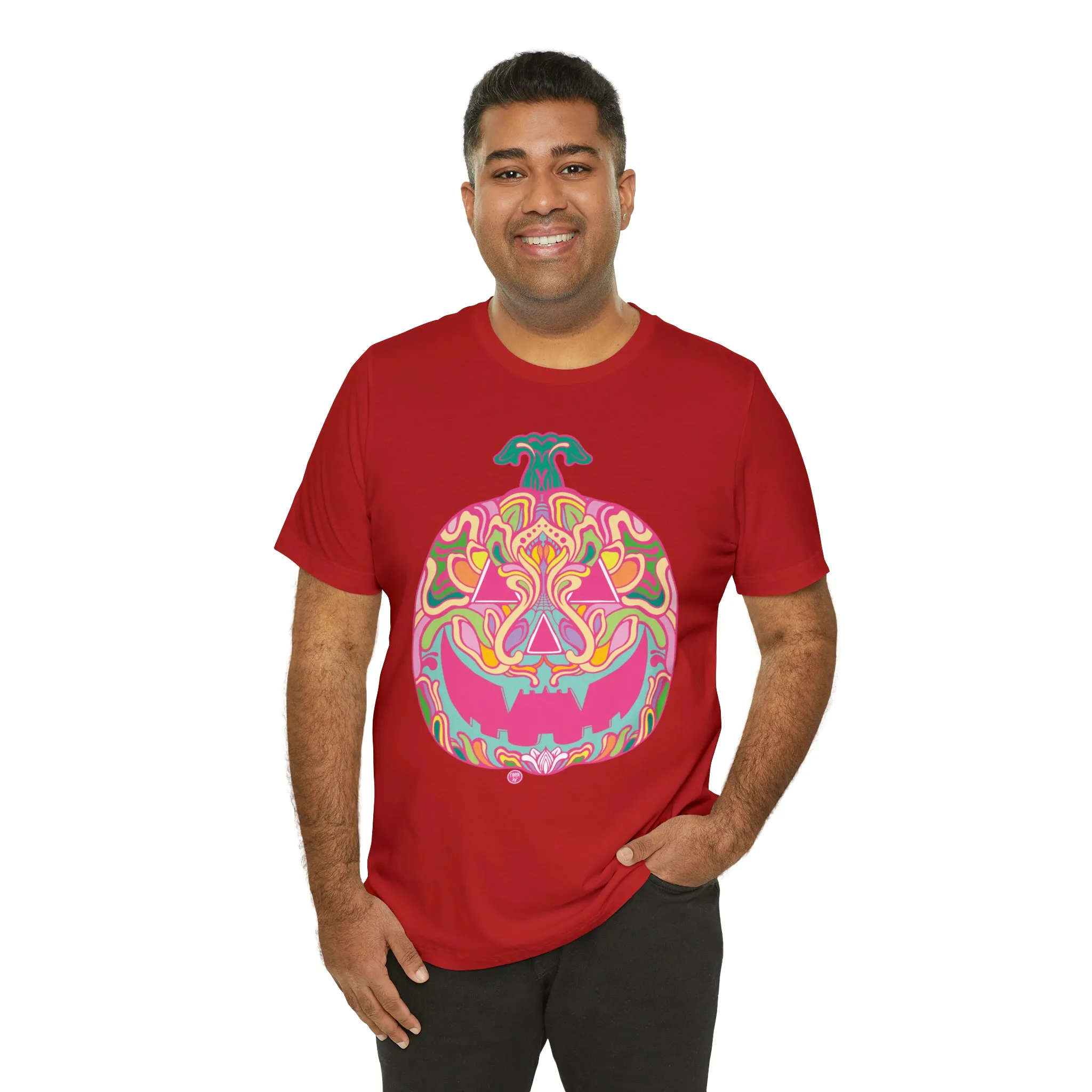 Pumpkinhead (CANDY) by Chaya Av Unisex Short Sleeve T-Shirt DTG (16 Colors Available)