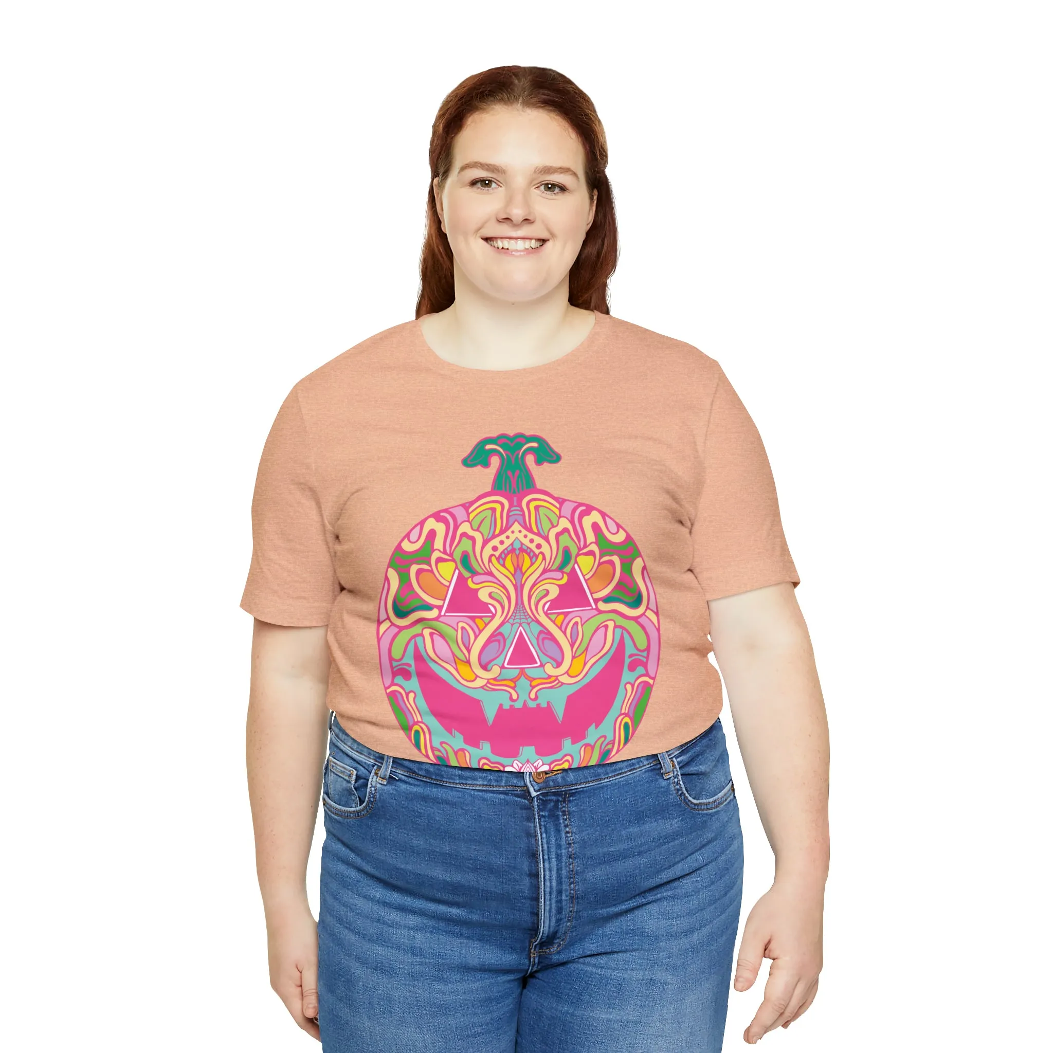 Pumpkinhead (CANDY) by Chaya Av Unisex Short Sleeve T-Shirt DTG (16 Colors Available)