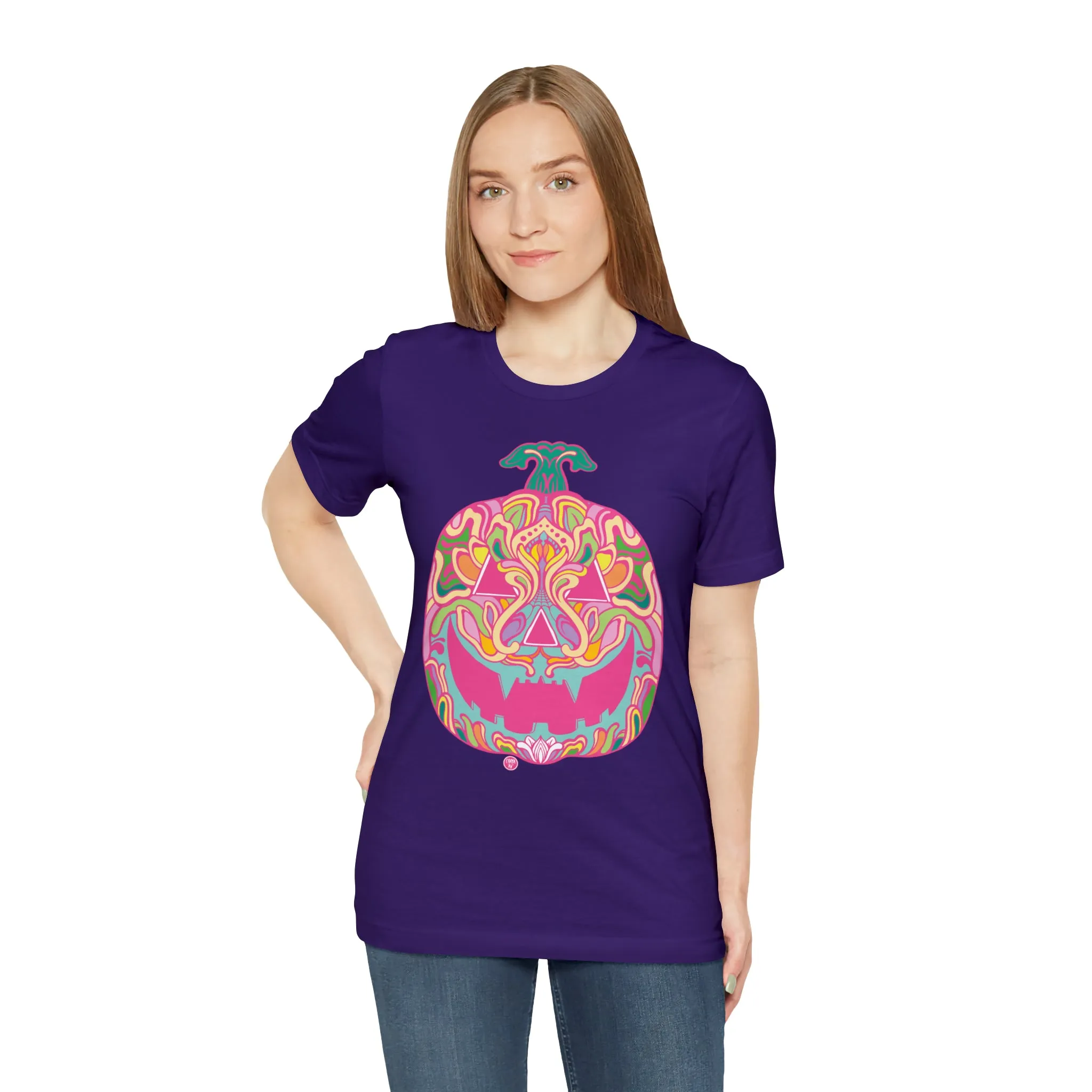Pumpkinhead (CANDY) by Chaya Av Unisex Short Sleeve T-Shirt DTG (16 Colors Available)