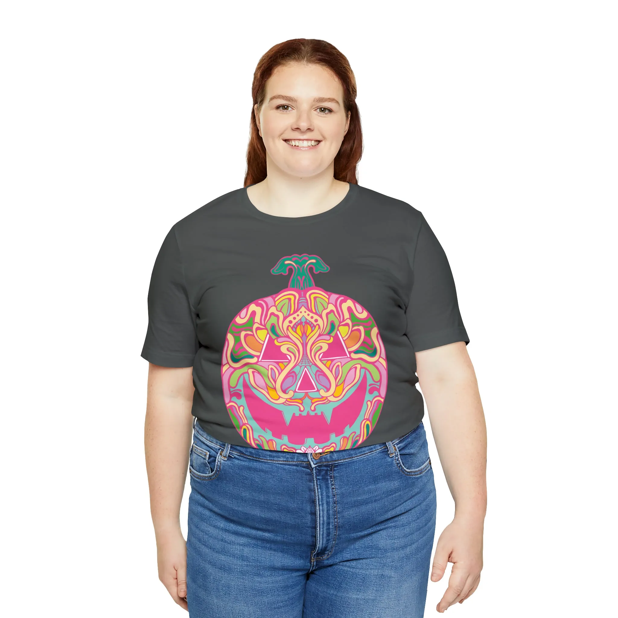 Pumpkinhead (CANDY) by Chaya Av Unisex Short Sleeve T-Shirt DTG (16 Colors Available)
