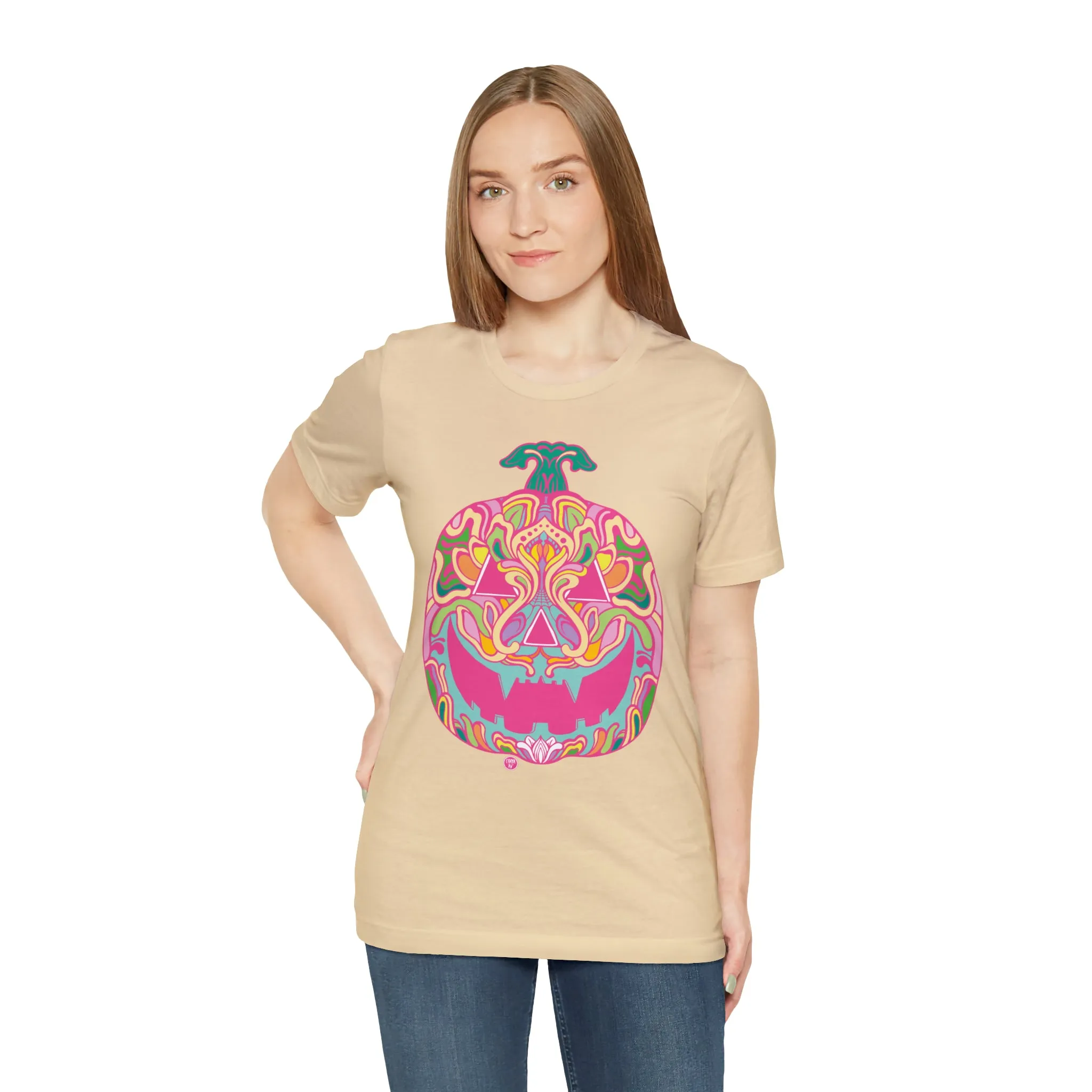 Pumpkinhead (CANDY) by Chaya Av Unisex Short Sleeve T-Shirt DTG (16 Colors Available)