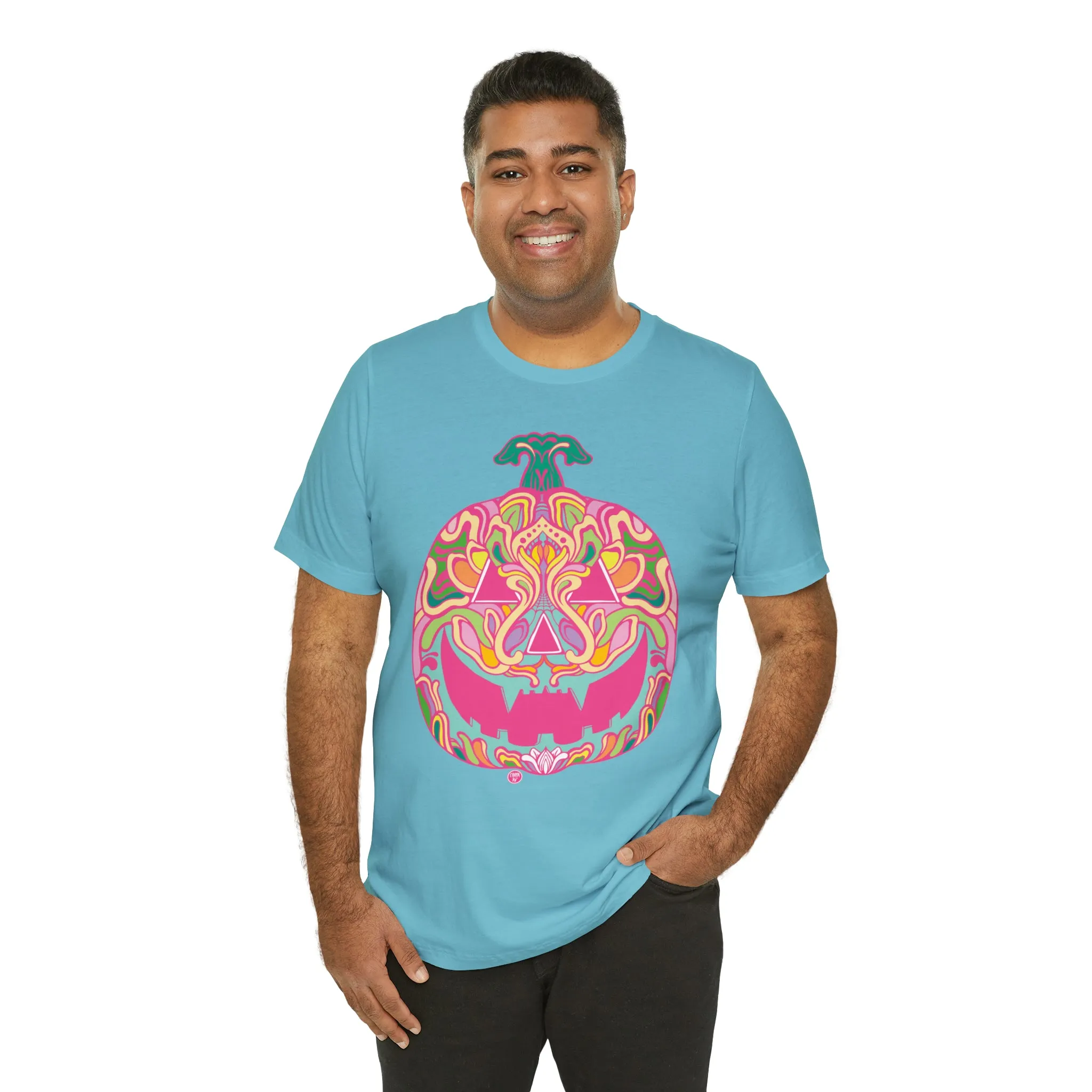 Pumpkinhead (CANDY) by Chaya Av Unisex Short Sleeve T-Shirt DTG (16 Colors Available)