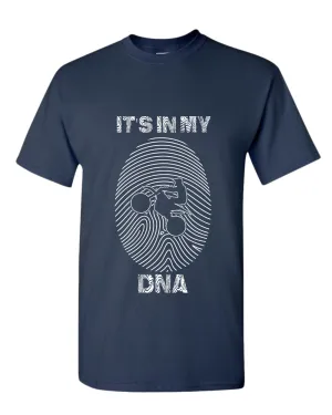 Riding, it's in my DNA t-shirt