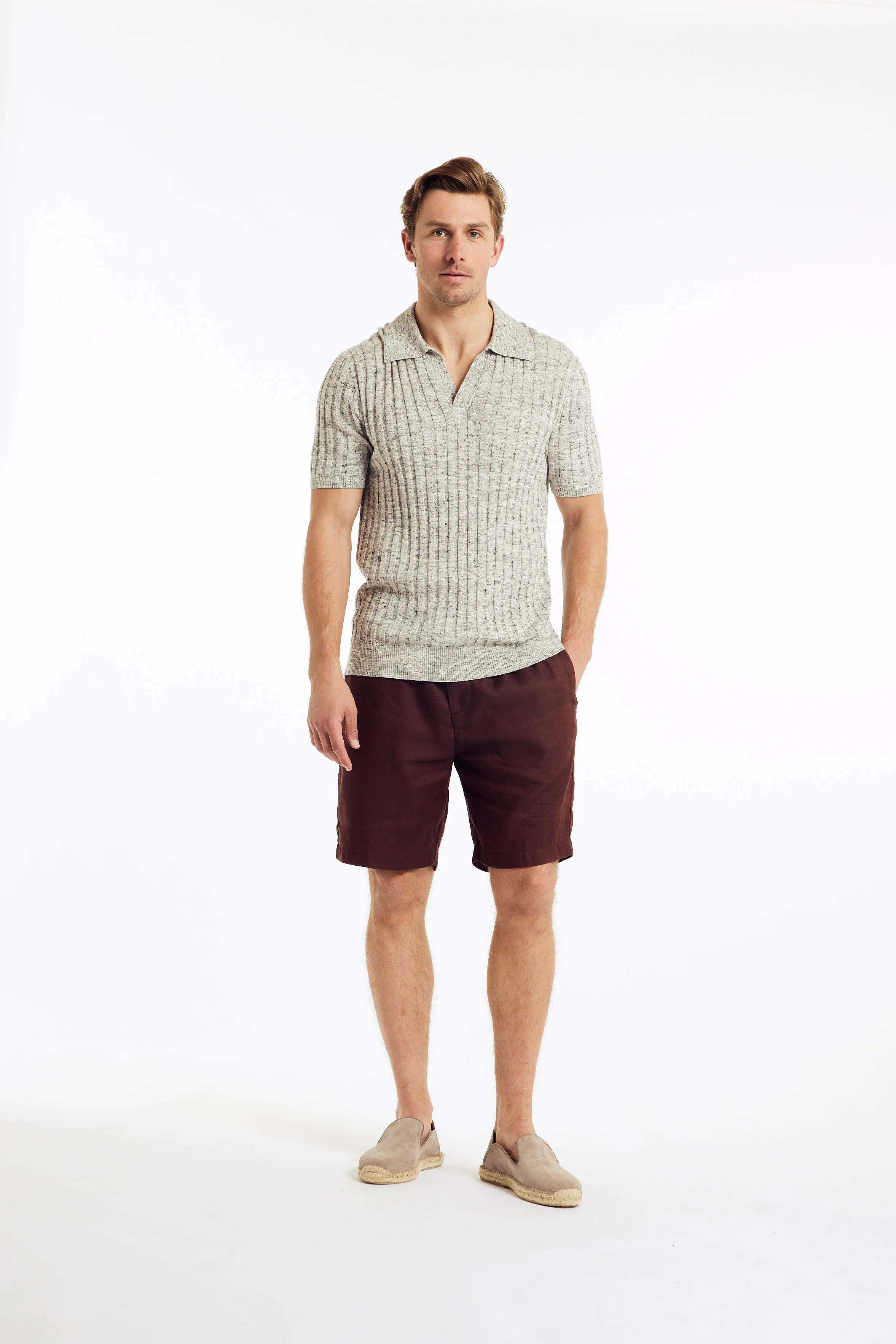 RINO SPACE DYE KNIT POLO