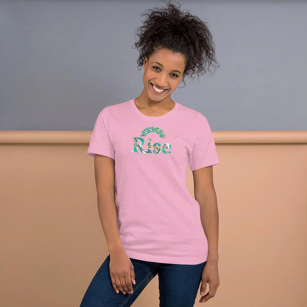 Rise African Print Color Short-Sleeve Unisex T-Shirt