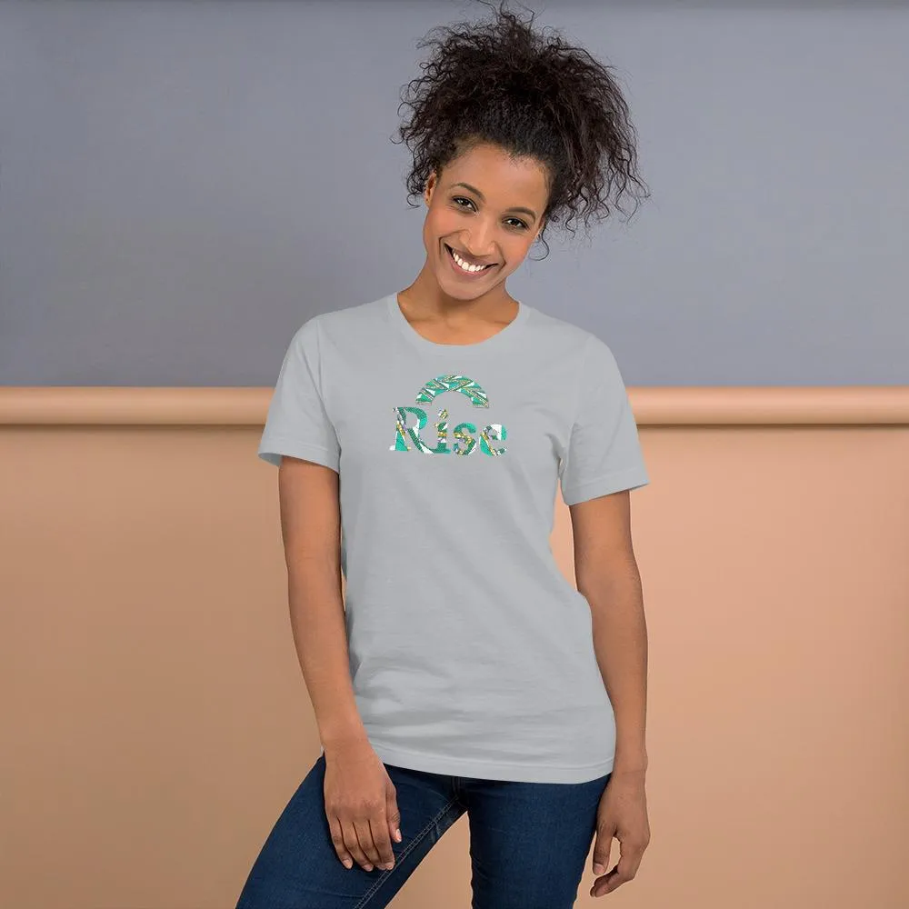 Rise African Print Color Short-Sleeve Unisex T-Shirt