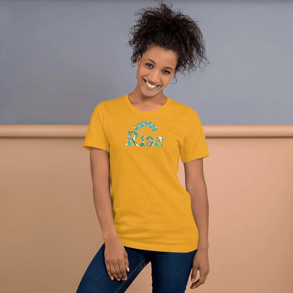 Rise African Print Color Short-Sleeve Unisex T-Shirt
