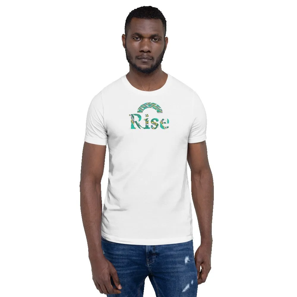 Rise African Print Color Short-Sleeve Unisex T-Shirt