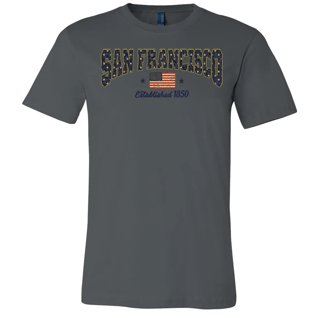 San Francisco Stars Asst Colors Mens Lightweight Fitted T-Shirt/tee