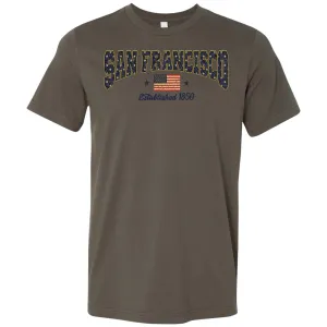 San Francisco Stars Asst Colors Mens Lightweight Fitted T-Shirt/tee